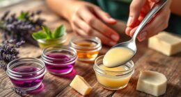 diy essential oil lip balm