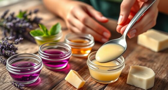 diy essential oil lip balm