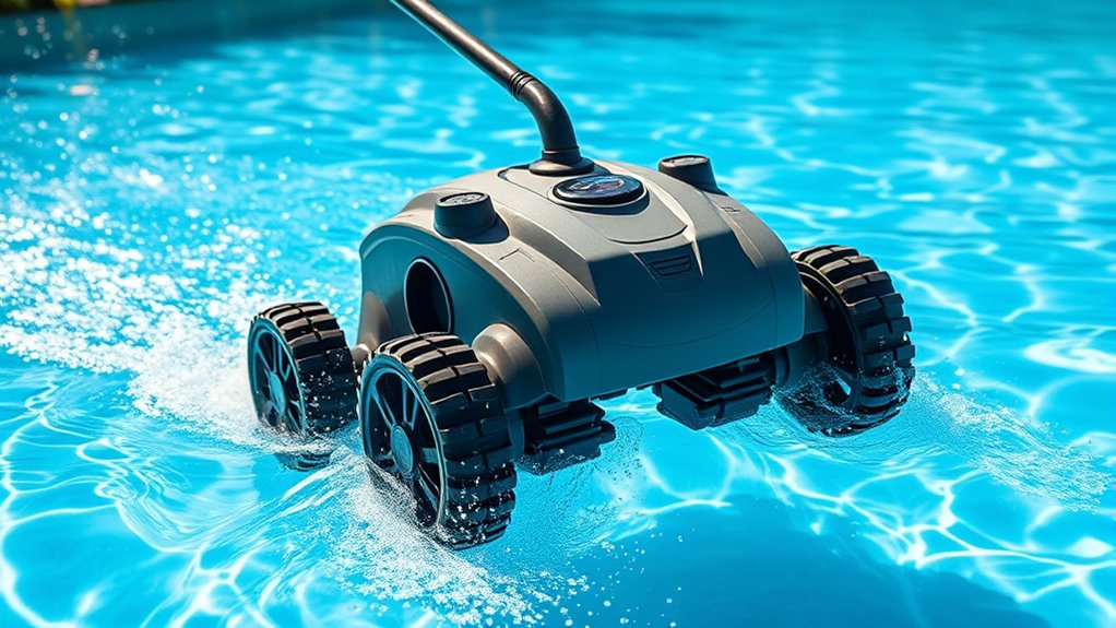 efficient automatic pool cleaning