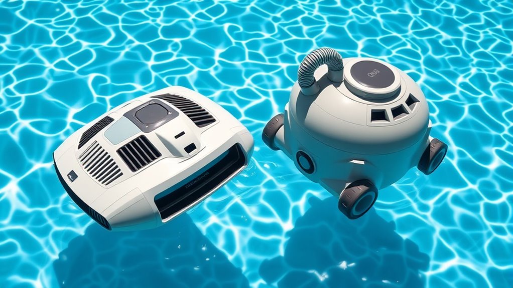 energy efficient pressure pool cleaner