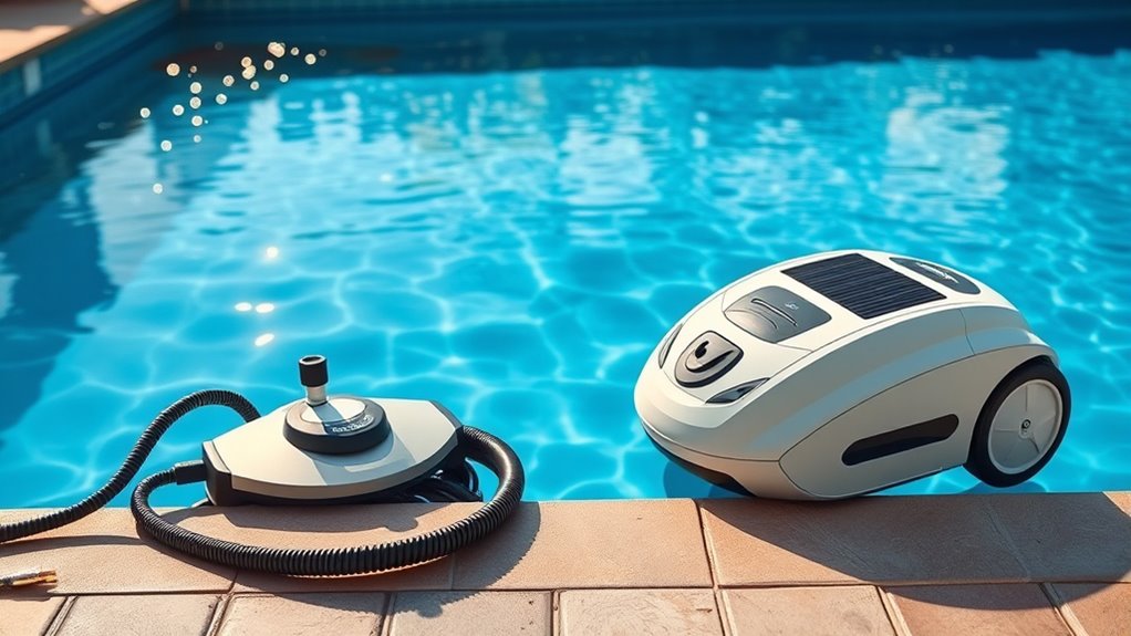 energy efficient robotic pool cleaners
