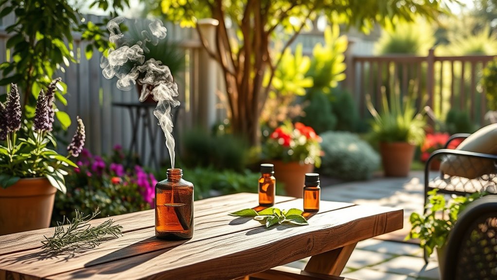 enhance outdoor aromatic environment