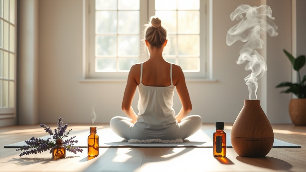 enhance yoga with essential oils