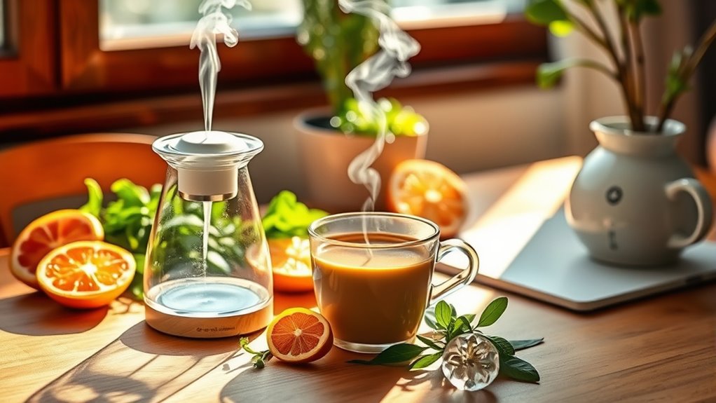 essential oils boost mental alertness
