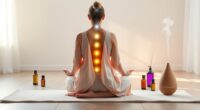 essential oils enhance chakra yoga