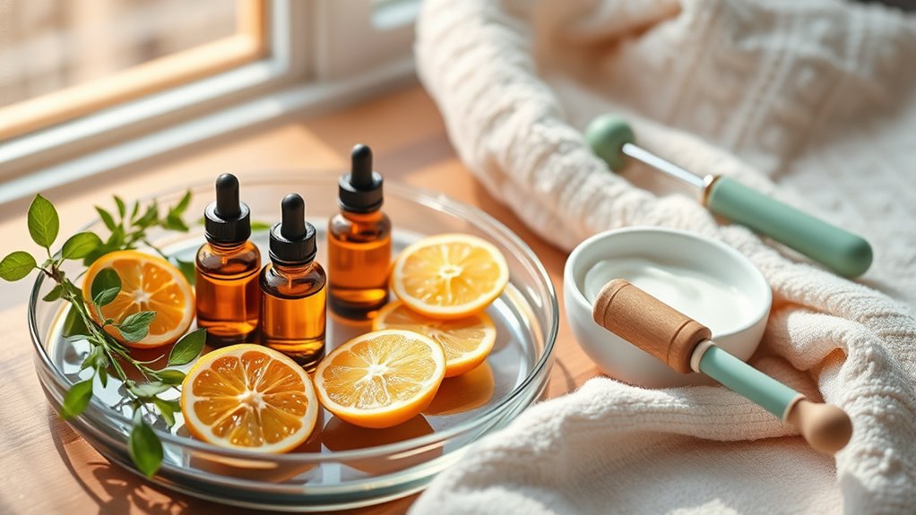 essential oils enhance skin hydration