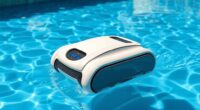 futuristic automated pool maintenance