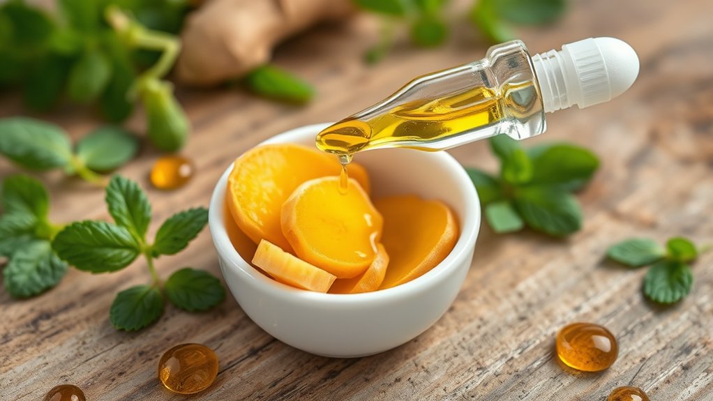 ginger oil supports digestion