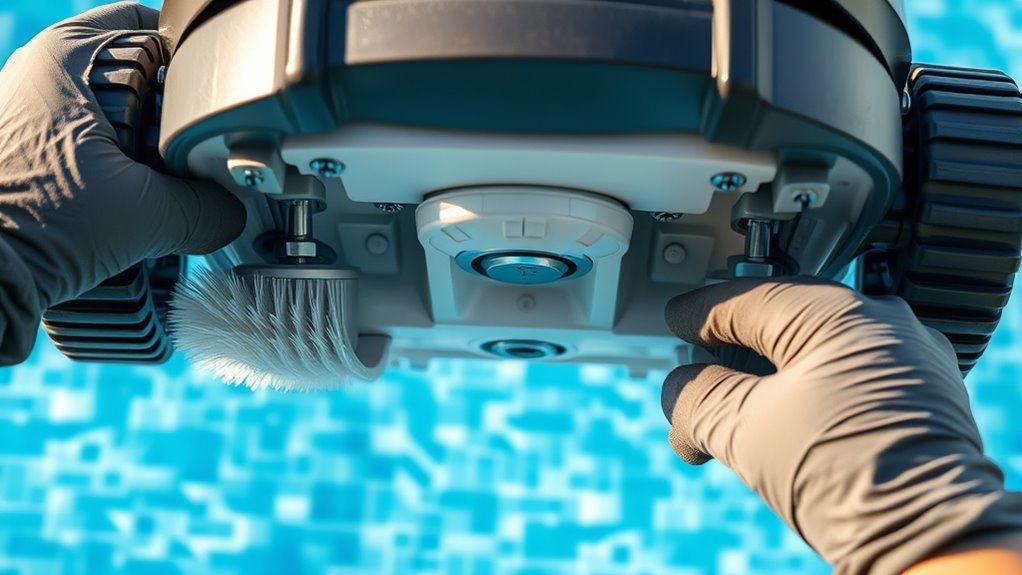 inspect replace maintain brushes