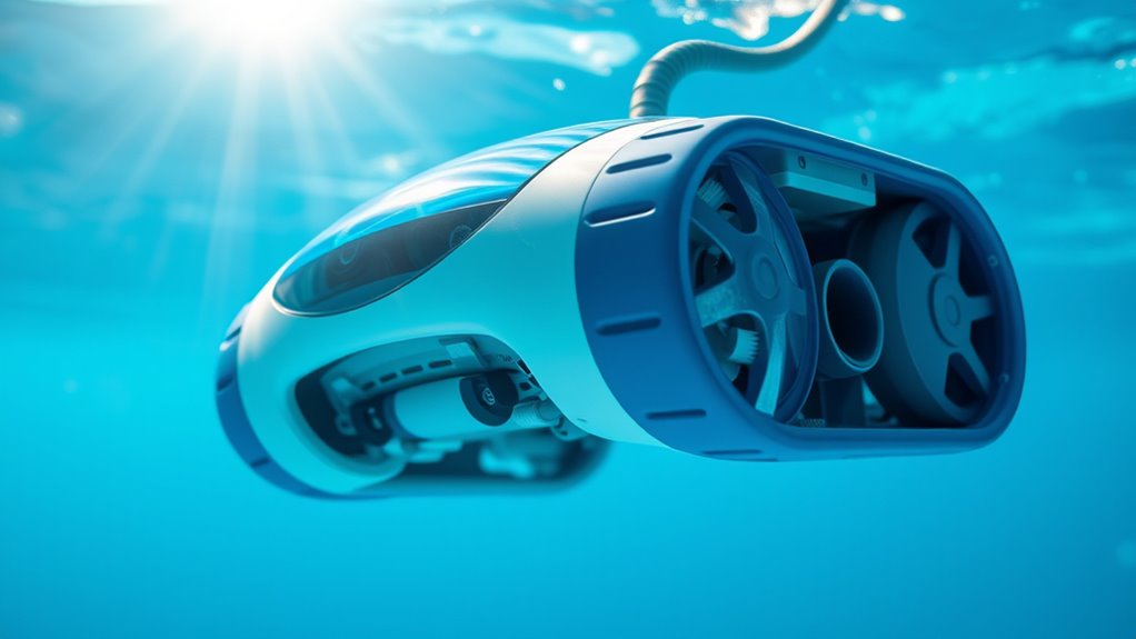 integrated cleaning and sensors