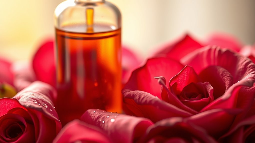 luxurious rose scent upliftment