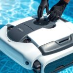 maintain robotic pool cleaner
