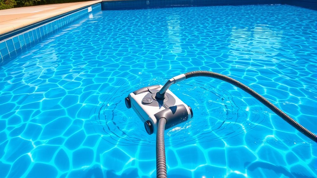 maintain routine pool cleanliness