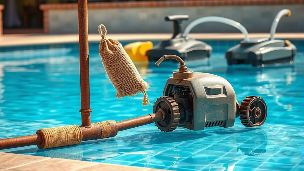 manual and mechanical pool tools