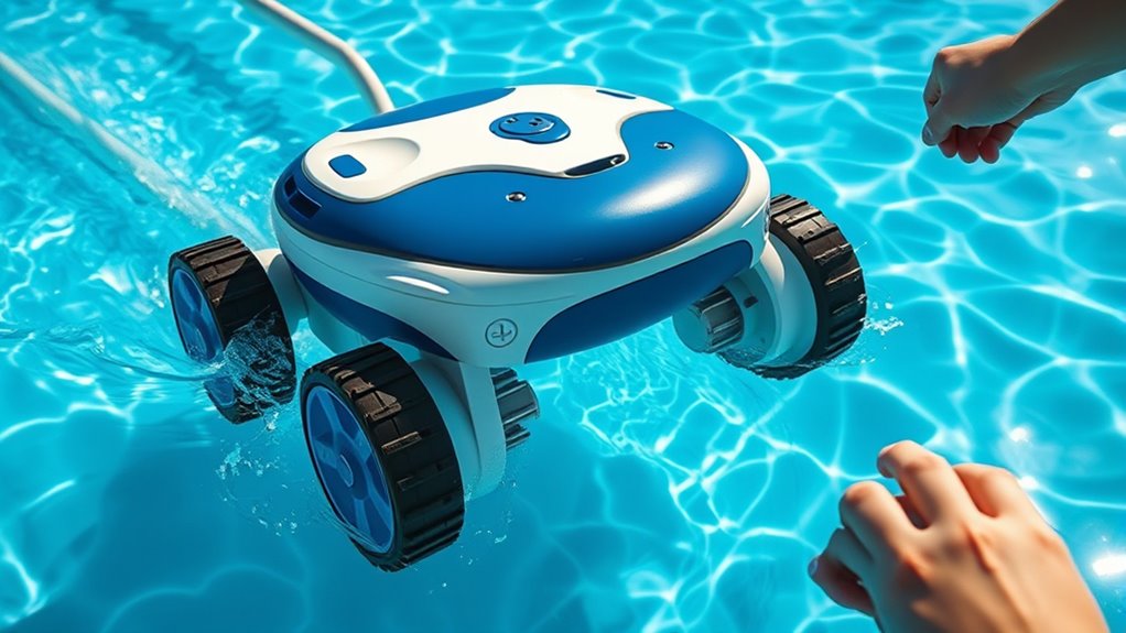 optimize pool cleaner navigation