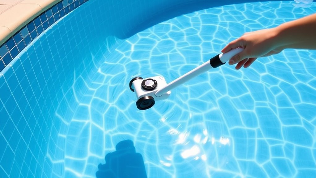 optimize suction pool cleaning
