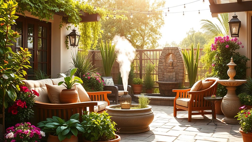 outdoor aromatherapy decor enhancement