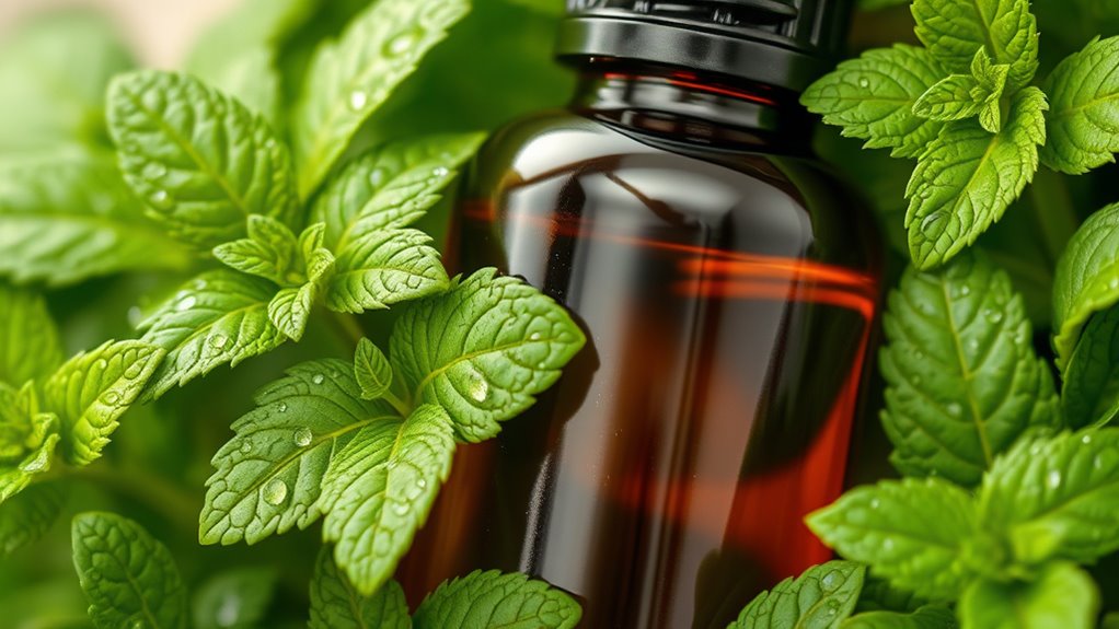 peppermint oil promotes digestion