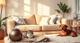 pet calming diffuser setup