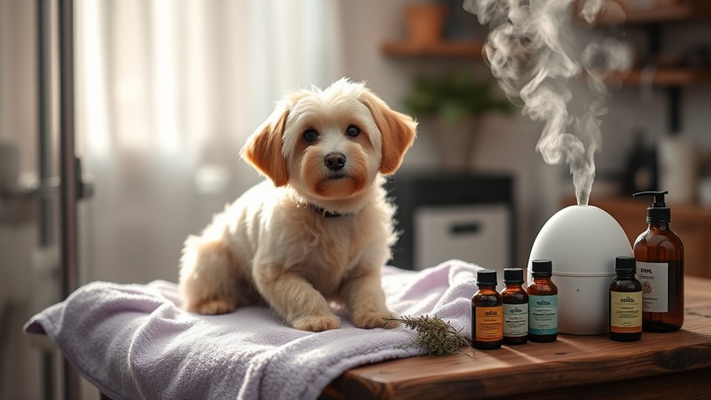 pet calming scent therapy