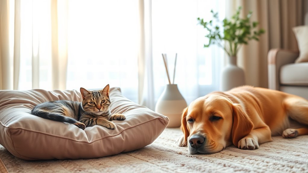 pet relaxation and calmness