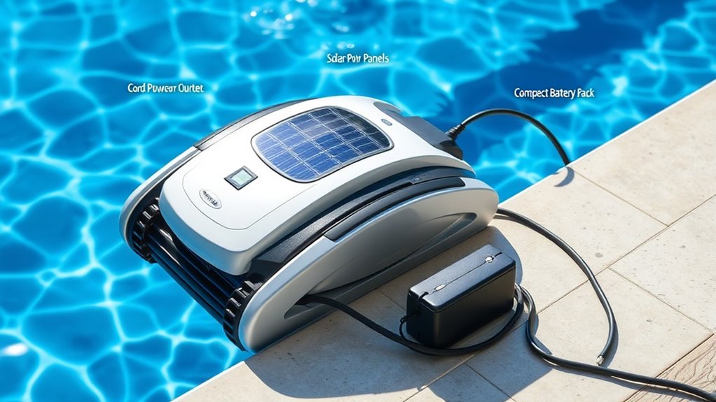 pool cleaner power options