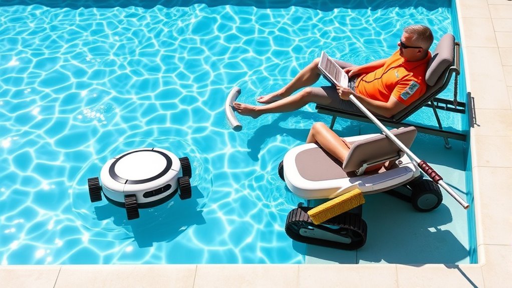 pool maintenance time and effort