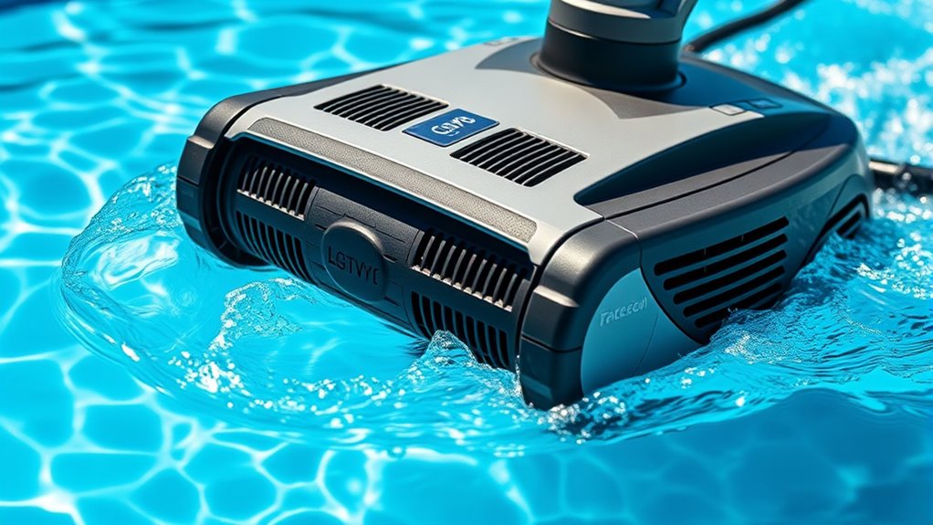 powerful efficient pool cleaning
