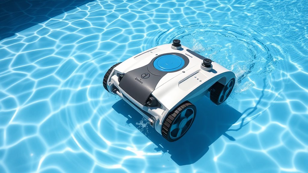 powerful suction drives cleaning