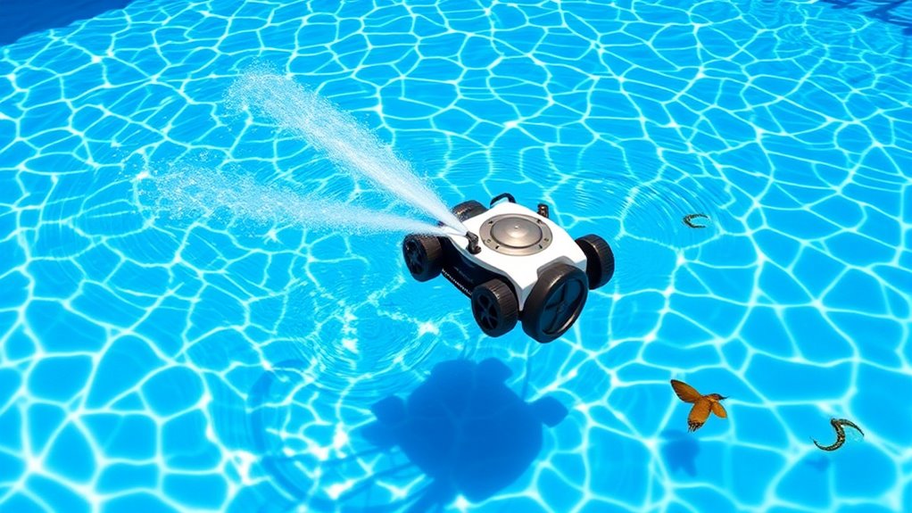 pressure powered pool cleaning