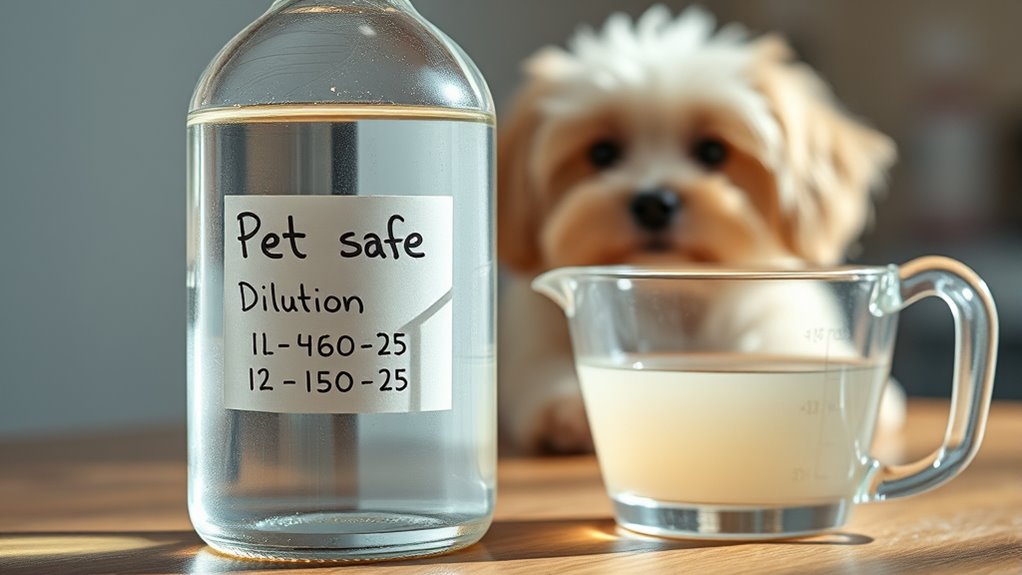 proper cleaning product dilution