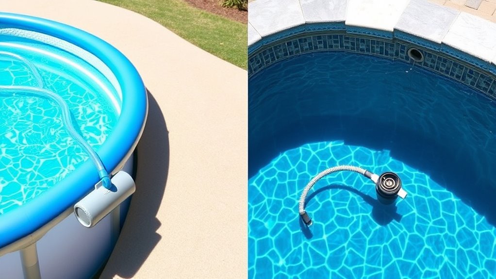 proper pool cleaner setup