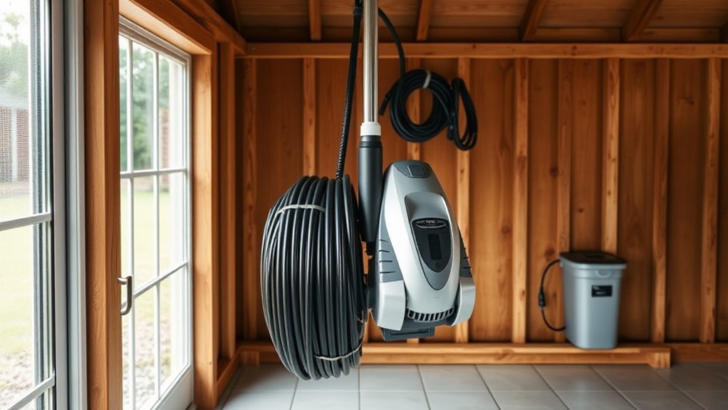 proper pressure cleaner storage