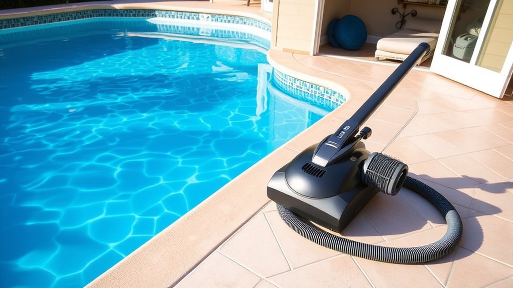 properly store pool equipment