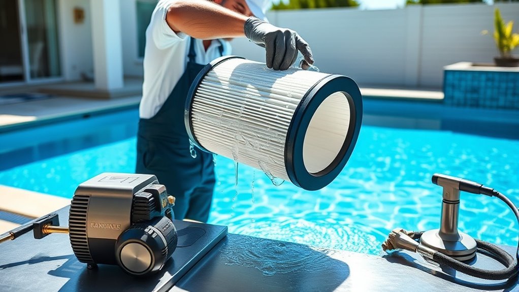 regular filter maintenance improves clarity