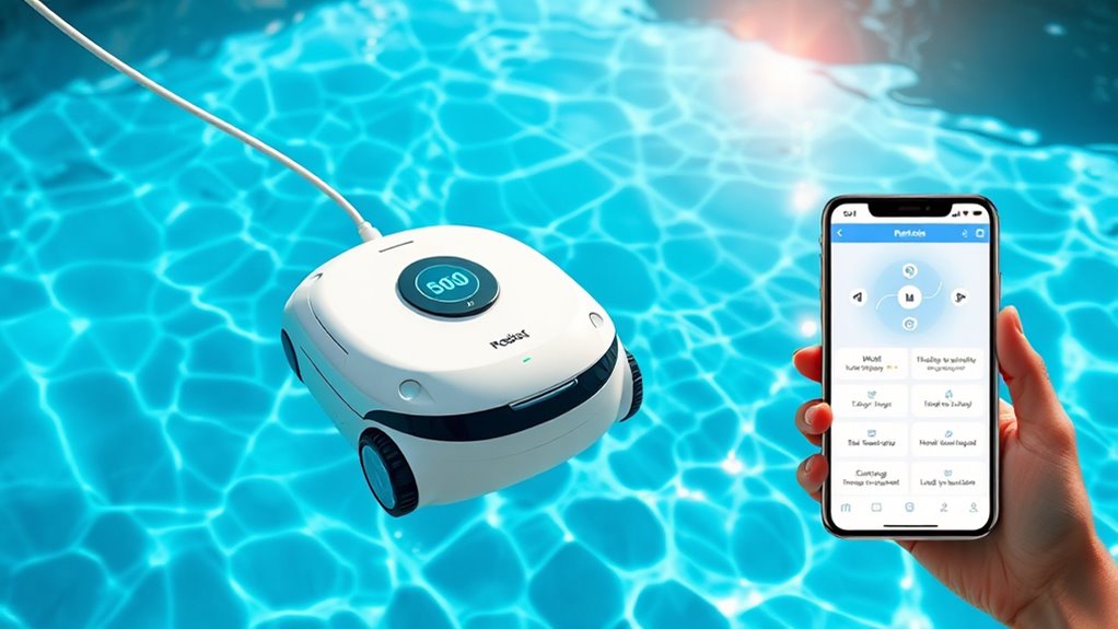 remote control pool cleaning