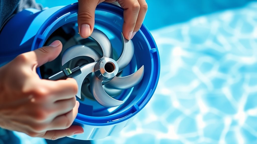 remove and install impeller