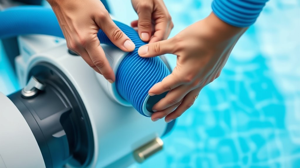 replace damaged vacuum hose