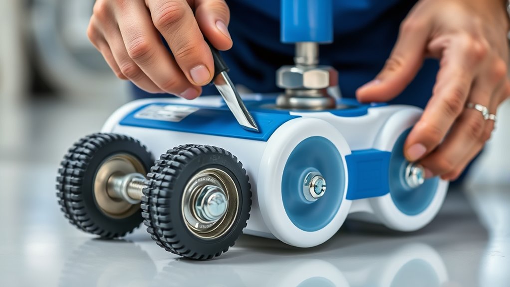 replace wheels and axles