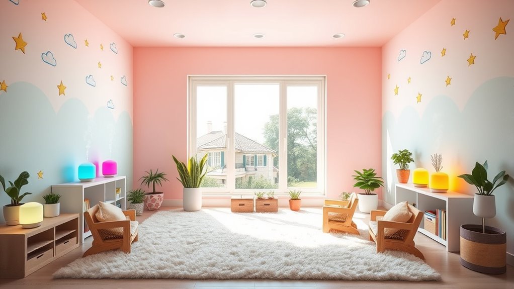 safe calming kids aromatherapy areas