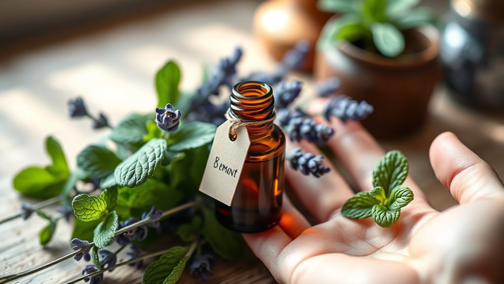 safe essential oil application
