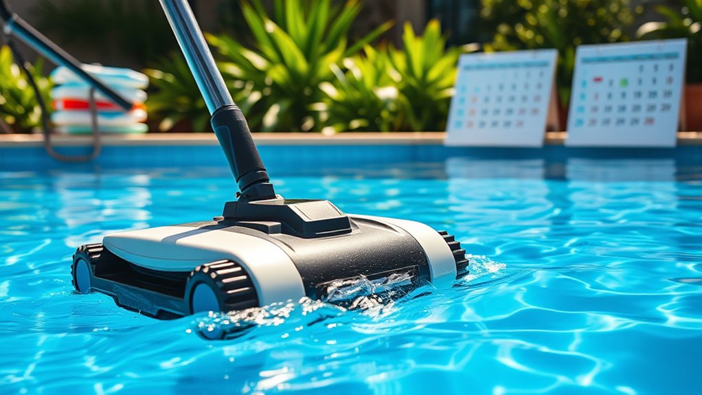 seasonal pool cleaning adjustments