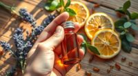 seasonal skincare with essential oils