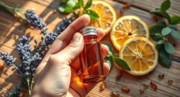 seasonal skincare with essential oils