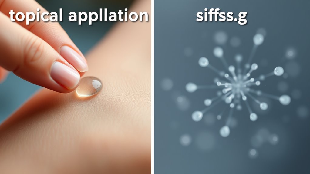 targeted topical essential application