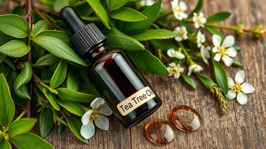 tea tree oil fights dandruff