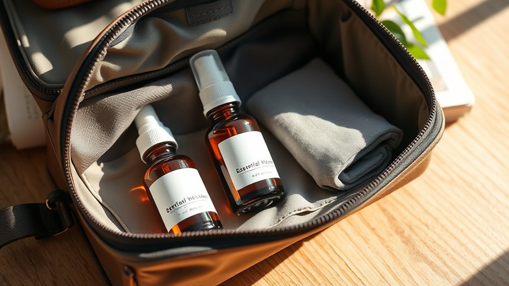 travel safely with oils