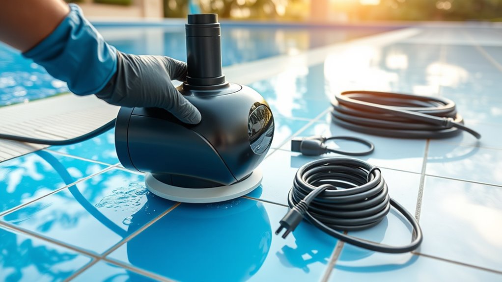 turn off unplug detach safely