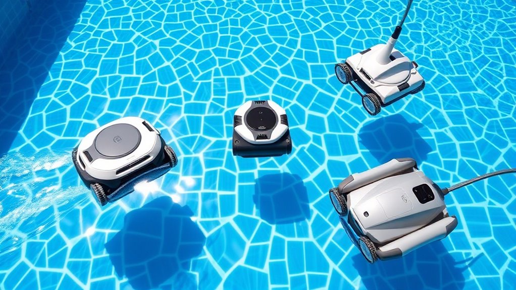 types of automatic pool cleaners