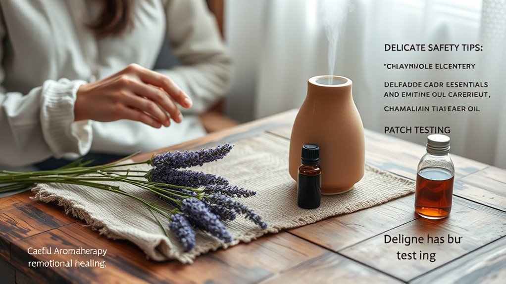use oils safely carefully